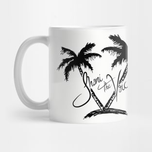 Jhoni The Voice  "Twin Palms" Tee - BLK Mug